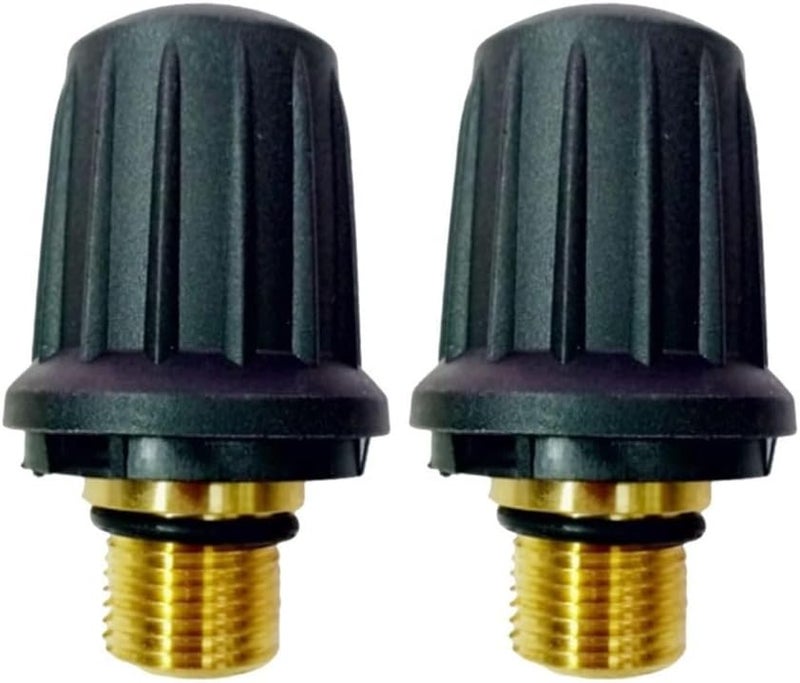 Fit For Karcher Steam Cleaner Safety Valve Cap 4 590 105 0 2 PACK Compatible With SC1 SC2 SC3 Models Black O Ring No Tools Required Installation - Image 1